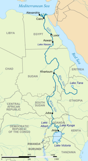 River Nile Map ..